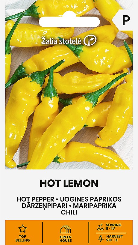 Chilipeppar Hot Lemon Frö