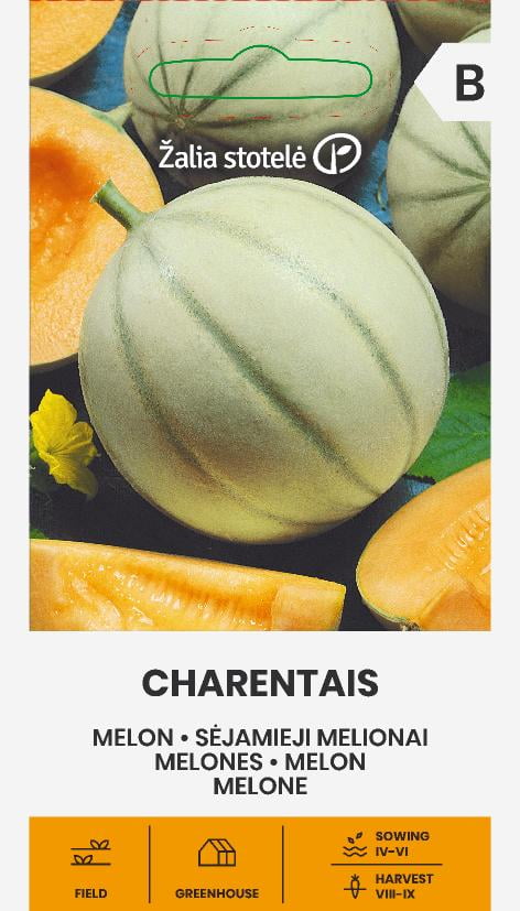 Cantaloupemelon Charentais Frö