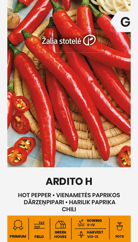 Chilipeppar Ardito Frö