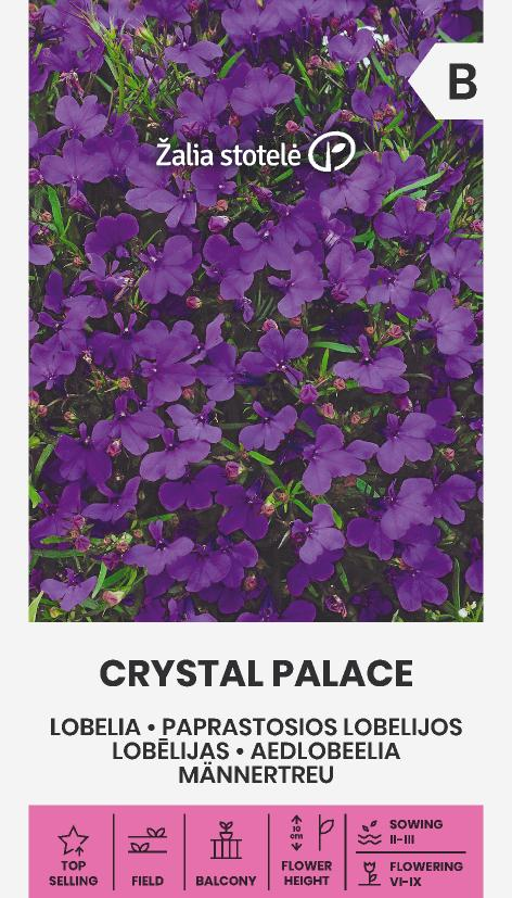 Hänglobelia Crystal Palace Frö