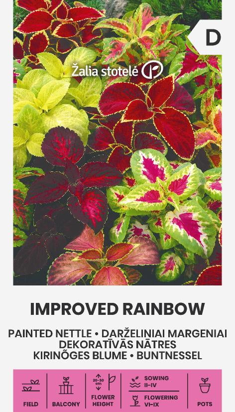Palettblad Improved Rainbow Frö