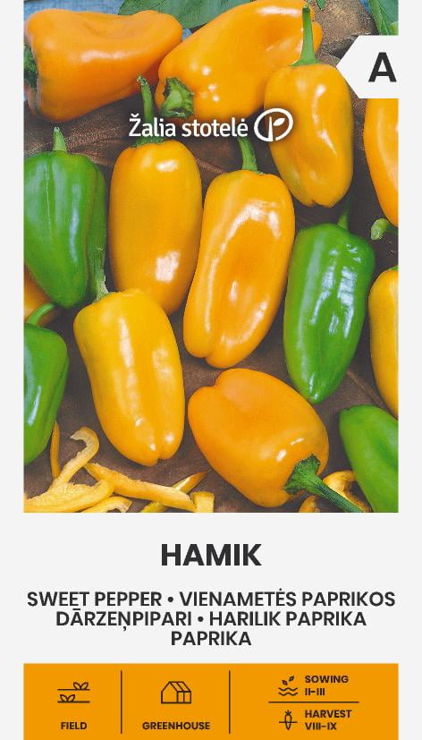 Snackpaprika 'Hamik' | Fröer på nätet | Planty.se