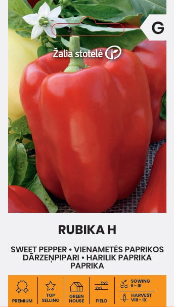 Paprika Rubika Frö