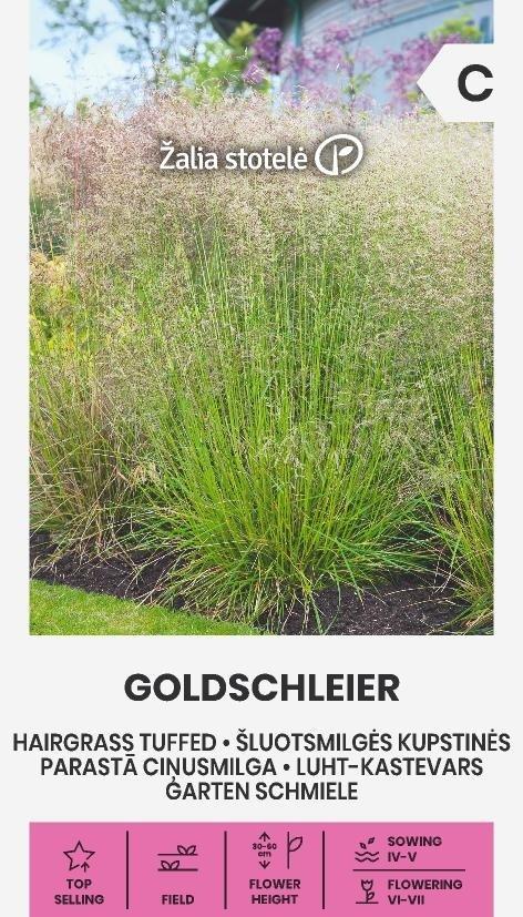 Tuvtåtel Goldschleier Frö